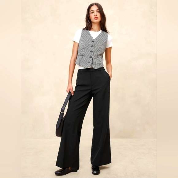 Merona Pants - NWT | Merona | Women's Wide-Leg Dress Pants | Black | Size: 10